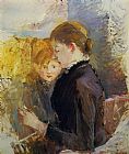 Berthe Morisot Canvas Paintings - Miss Reynolds